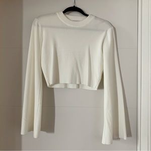 Petal & Pup Long Sleeve Crop with Flared Arms